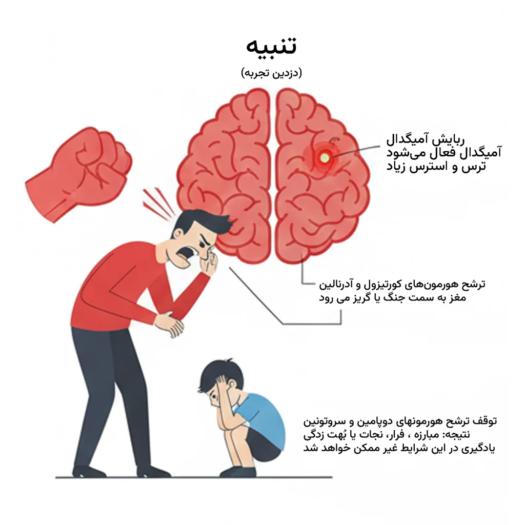 نتیجه تنبیه